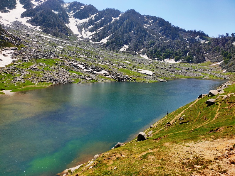 Kareri Dal Lake , Dhauadhar Range ,Dharamshala Himachal Pradesh