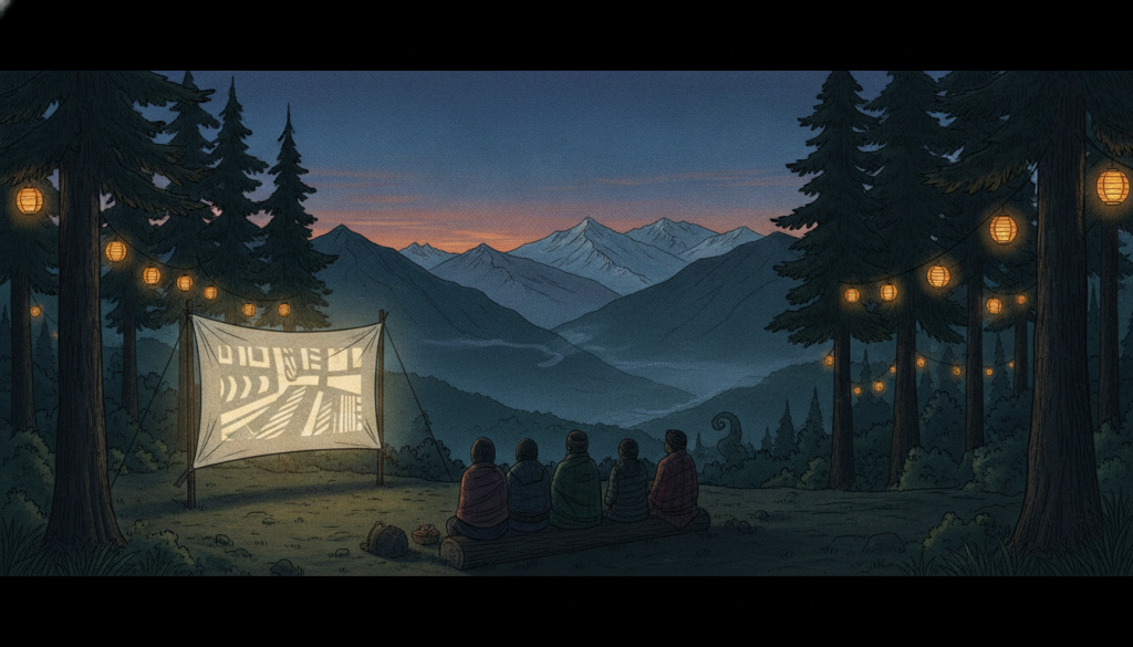 Illustrated independent film weekend in the Himalayan foothills near Dharamshala